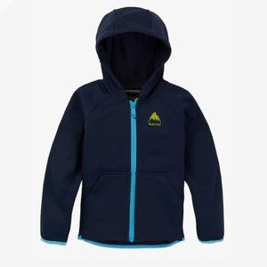 Burton Toddlers' Crown Weatherproof Full-Zip Fleece (Dress Blue, 3T)